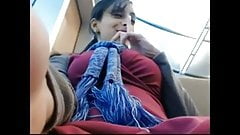 Indian girl touching herself